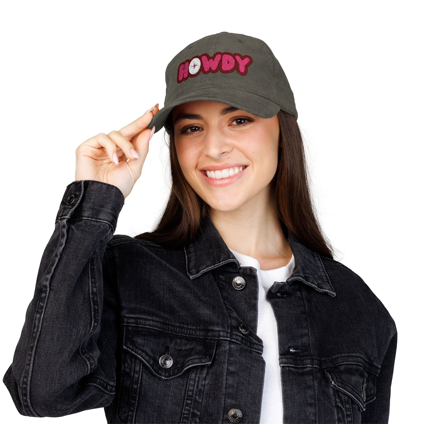Howdy Corduroy Cap (Embroidered) - Unisex