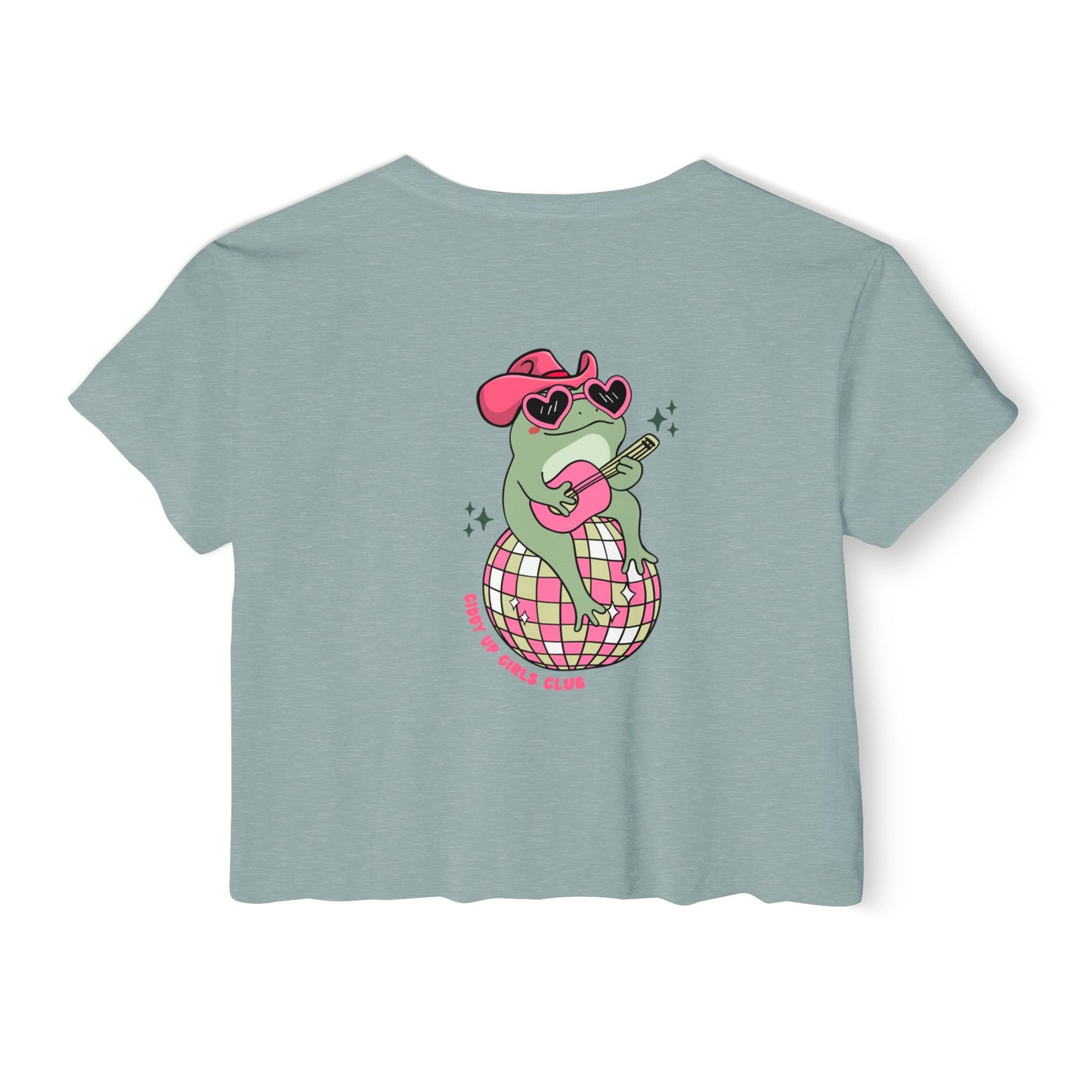 Disco Frog Crop Top