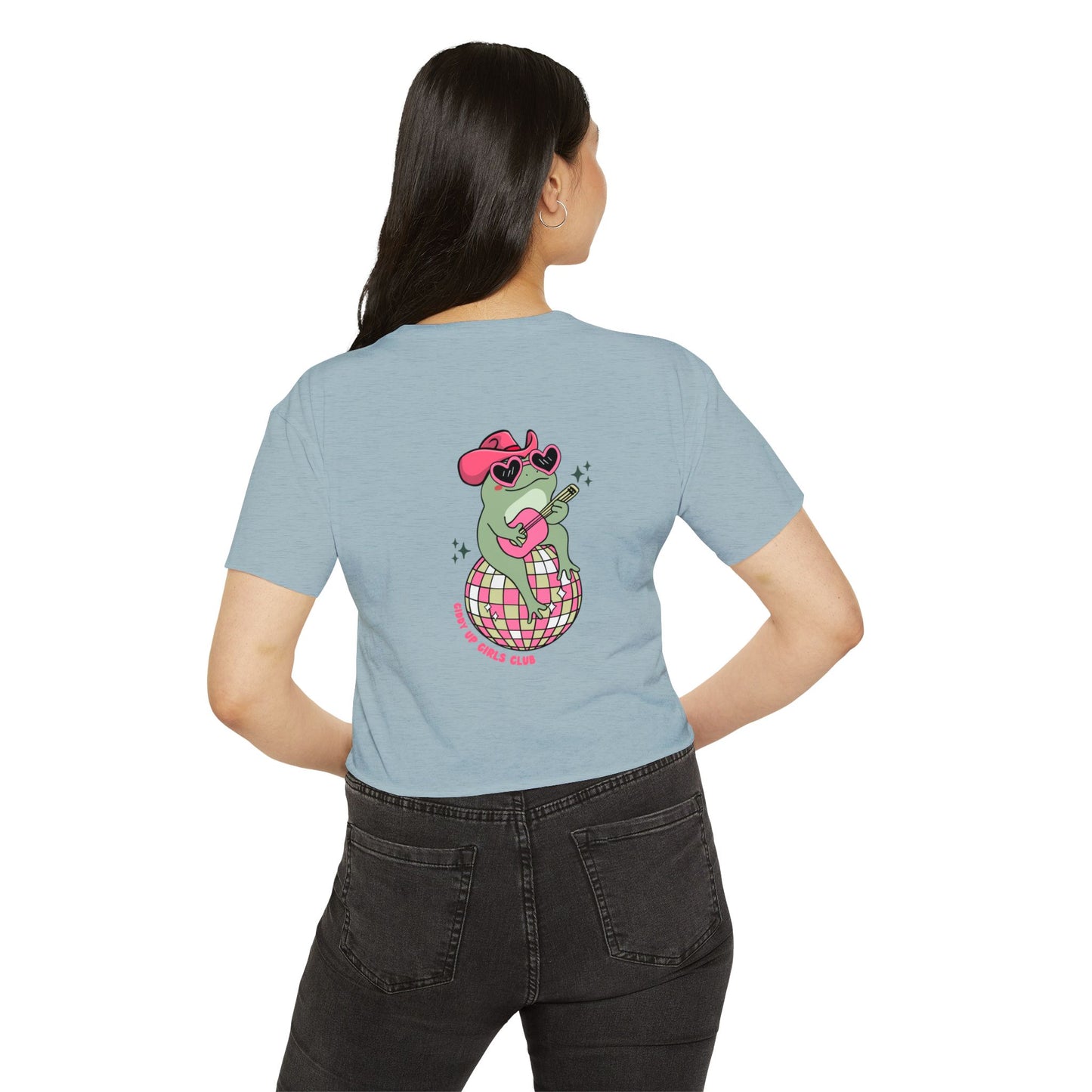Disco Frog Crop Top
