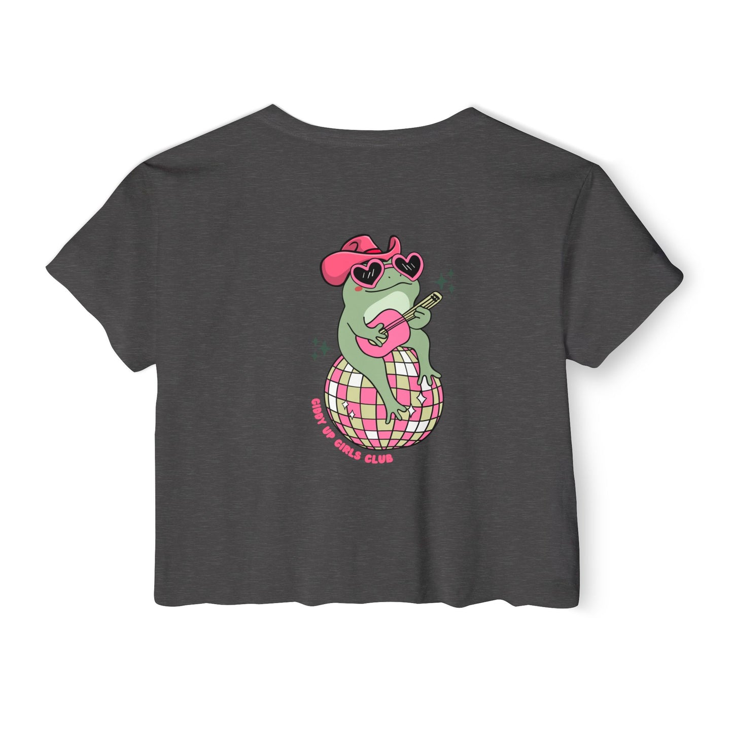 Disco Frog Crop Top