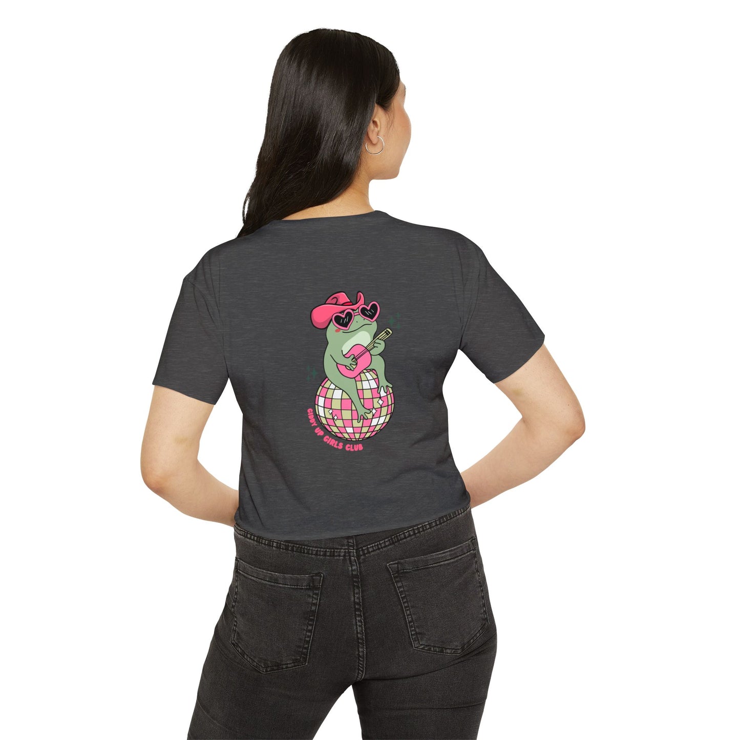 Disco Frog Crop Top