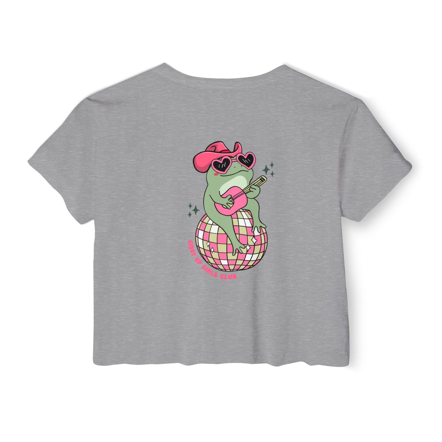 Disco Frog Crop Top