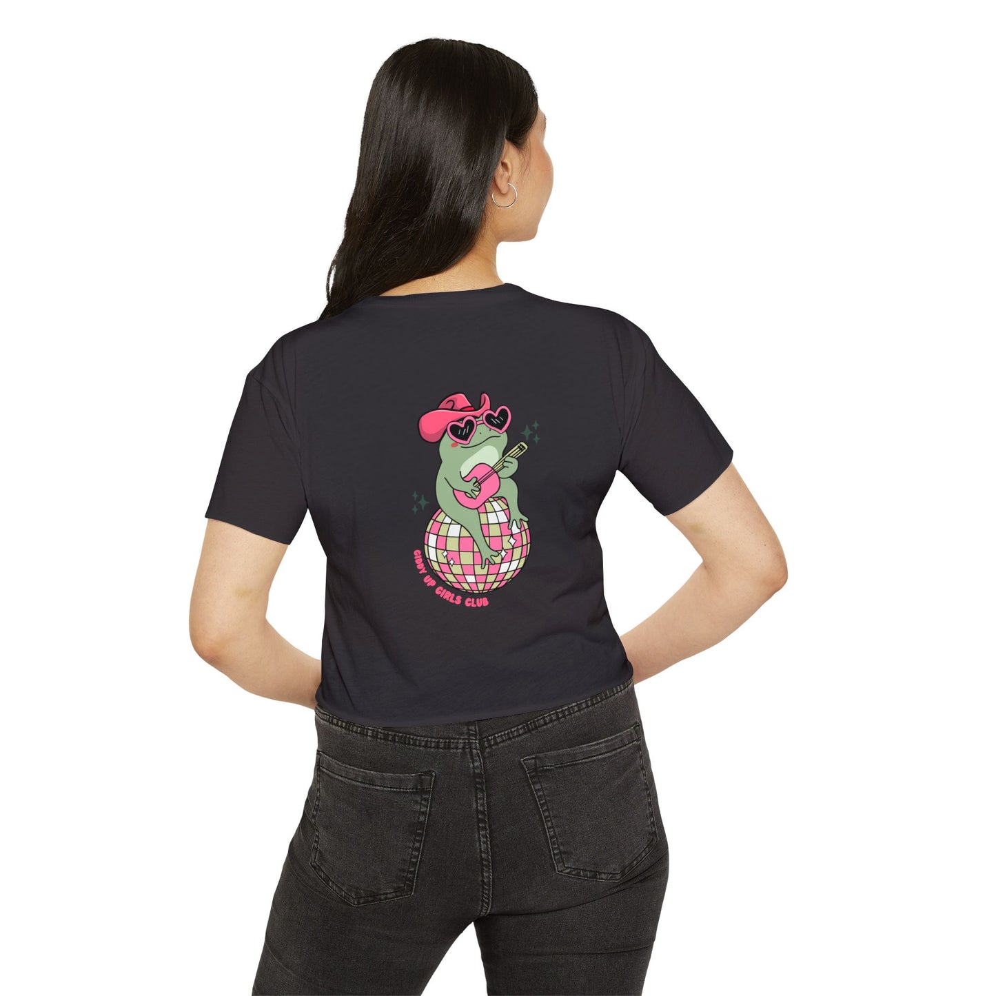 Disco Frog Crop Top