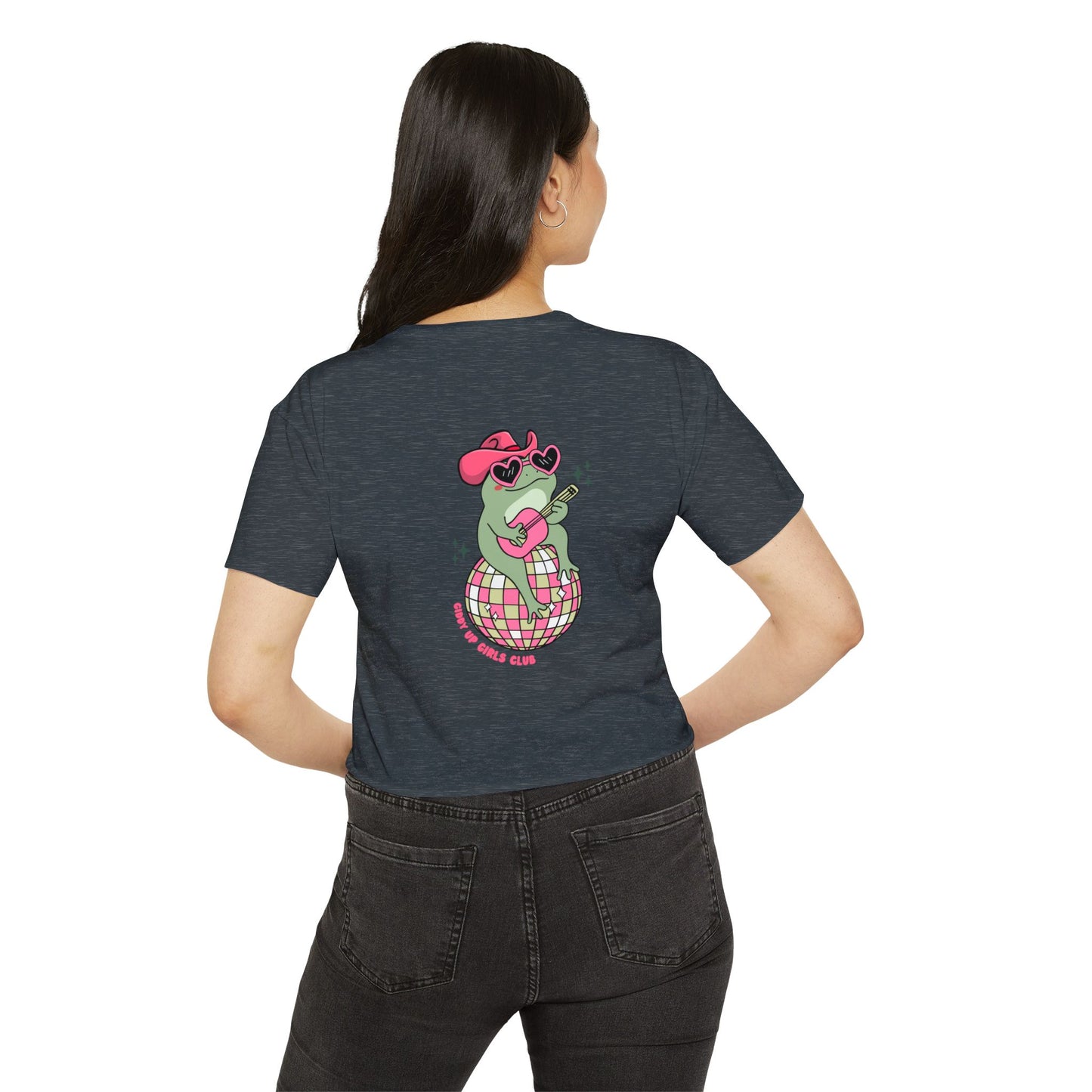 Disco Frog Crop Top