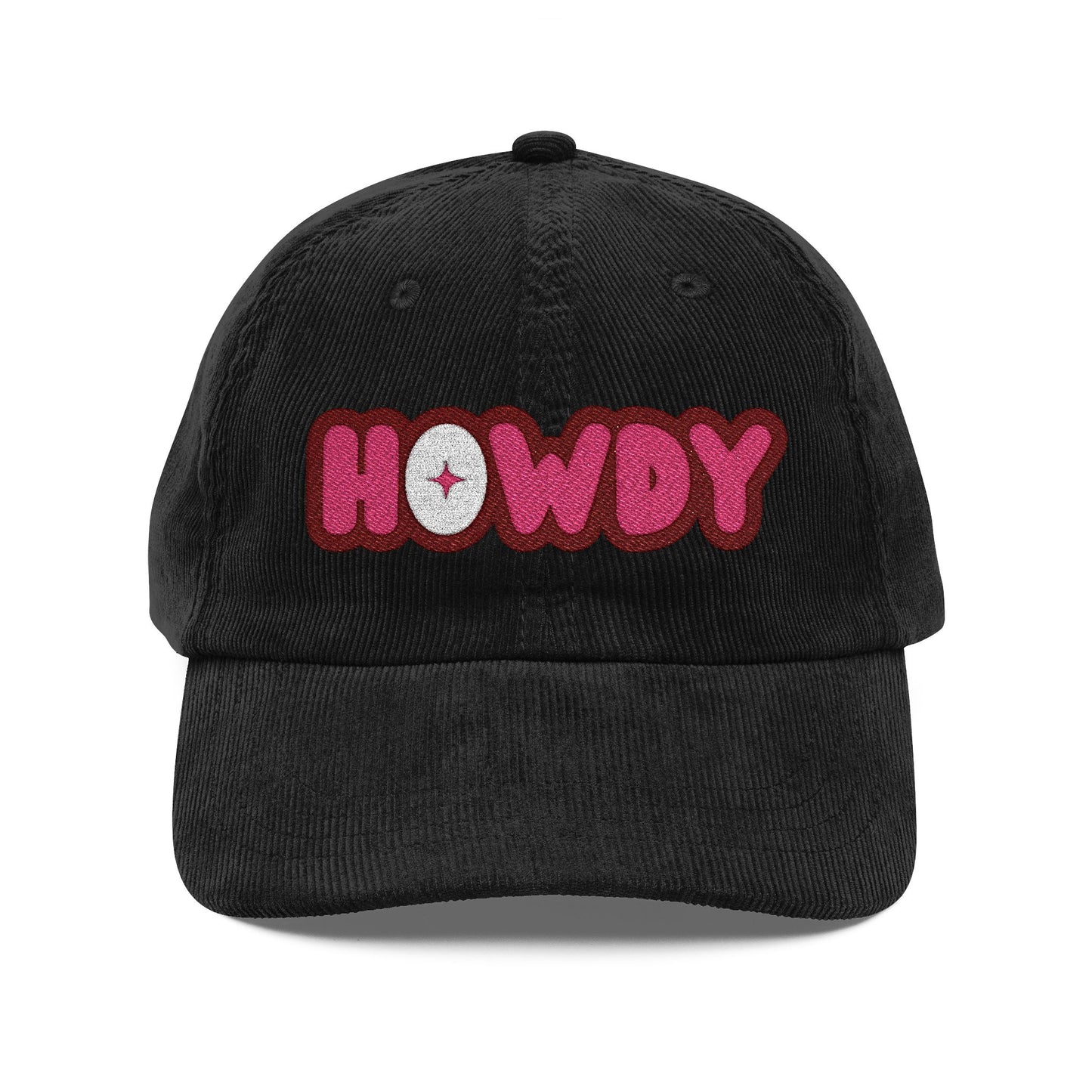 Howdy Corduroy Cap (Embroidered) - Unisex