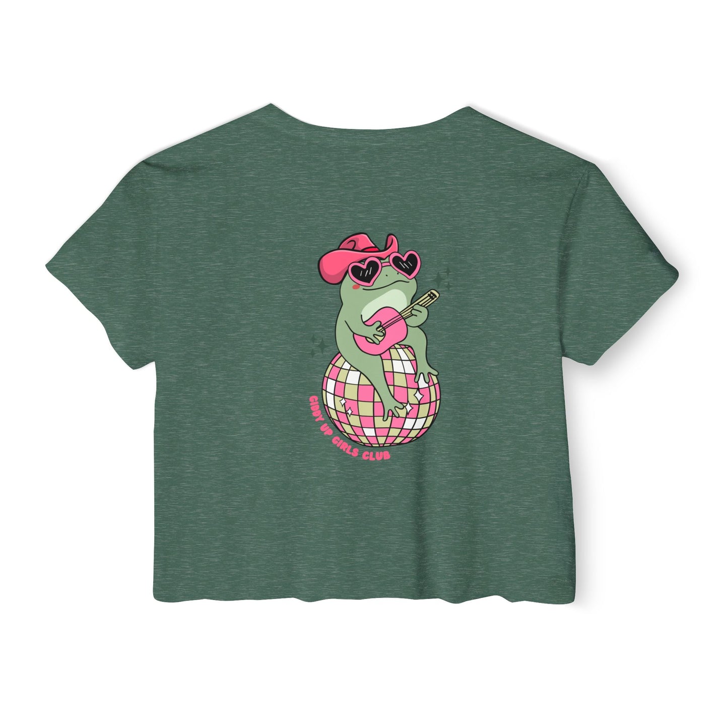 Disco Frog Crop Top