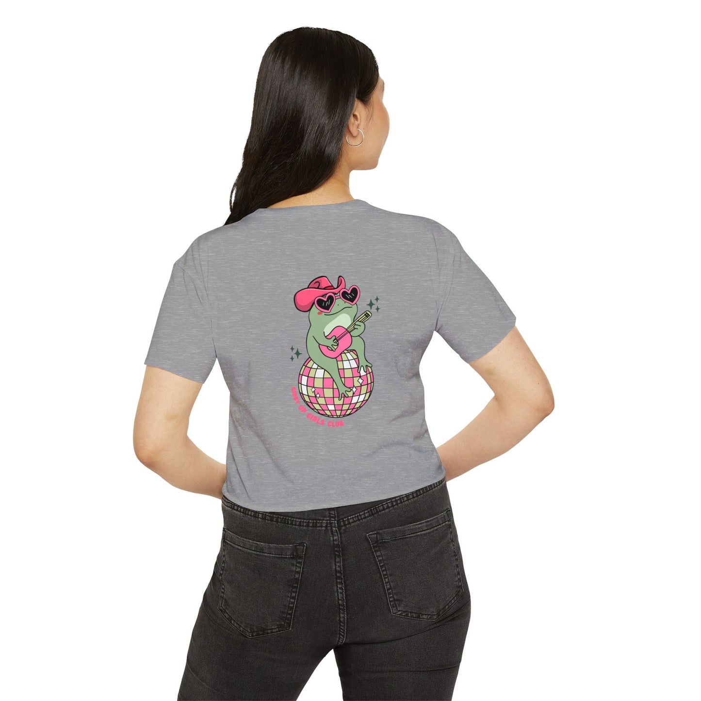 Disco Frog Crop Top