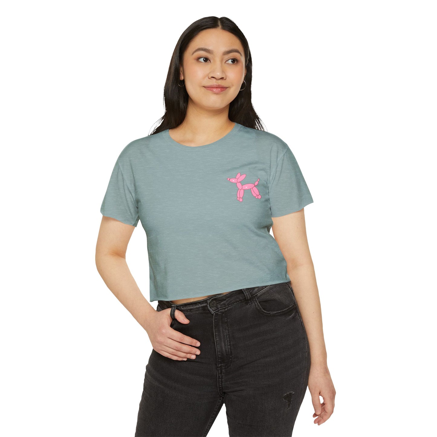 Disco Frog Crop Top