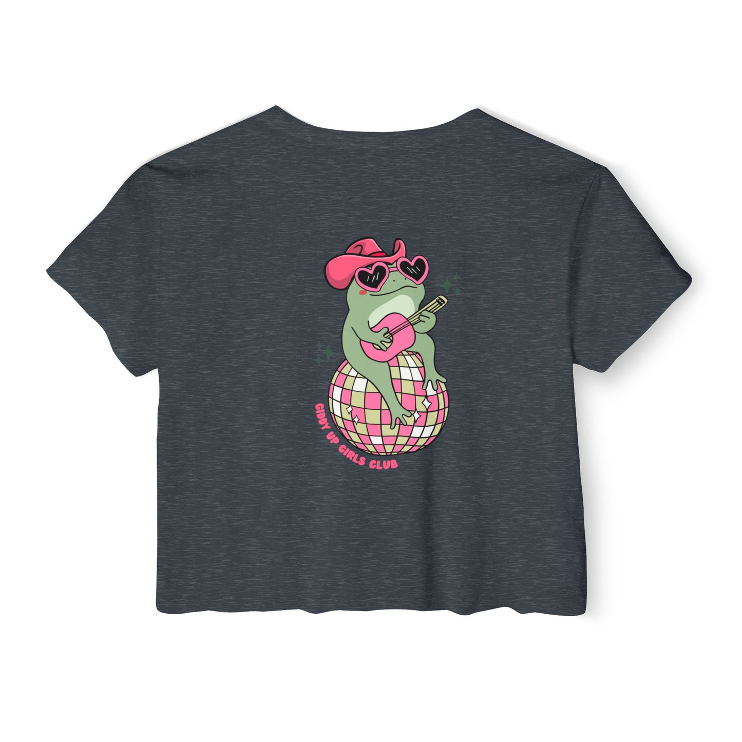 Disco Frog Crop Top