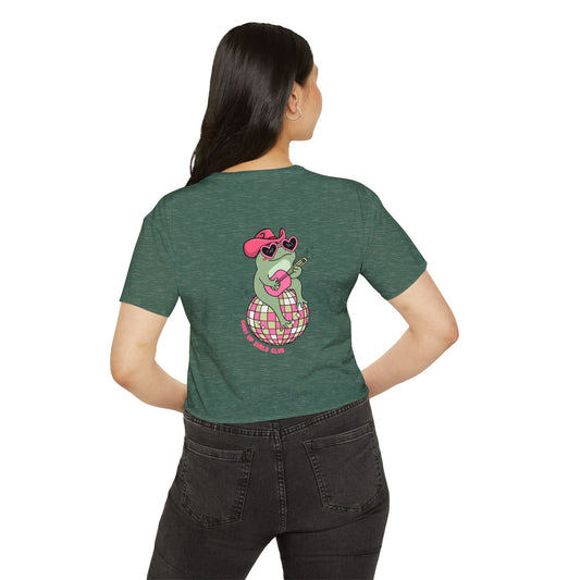Disco Frog Crop Top