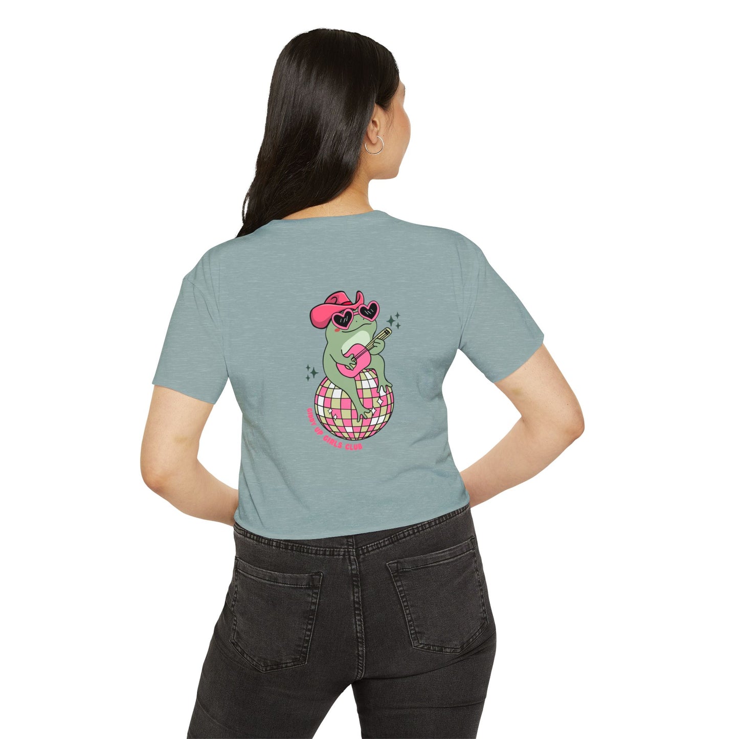 Disco Frog Crop Top