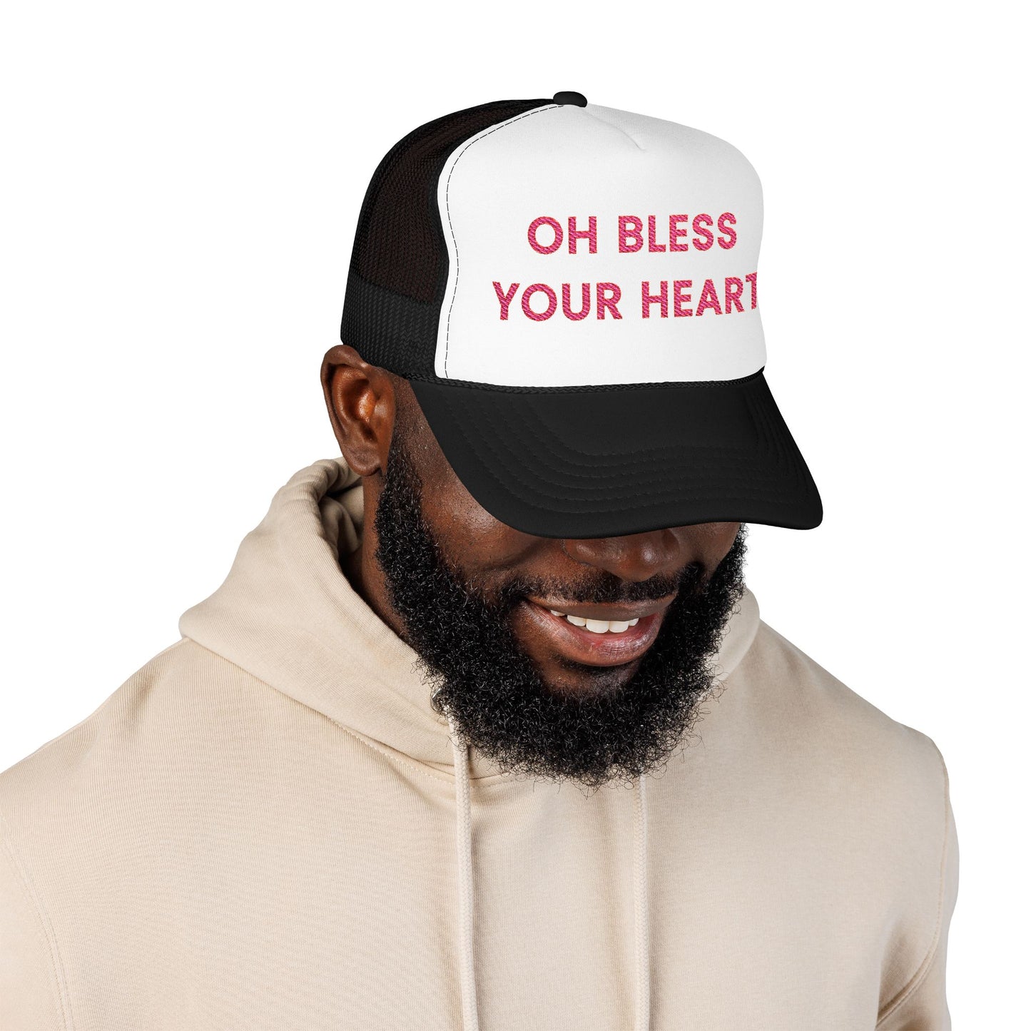 Oh Bless Your Heart Foam Trucker Hat (Embroidered) - Unisex