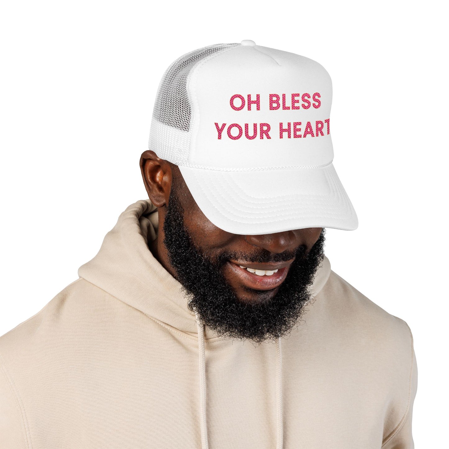 Oh Bless Your Heart Foam Trucker Hat (Embroidered) - Unisex