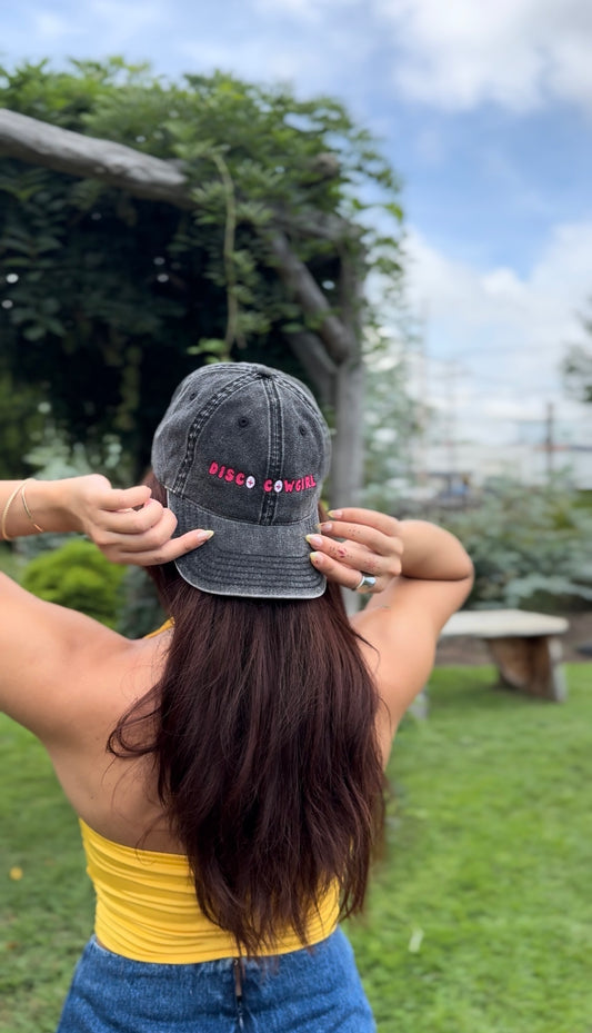 Disco Cowgirl Dad Hat (Embroidered) - Unisex