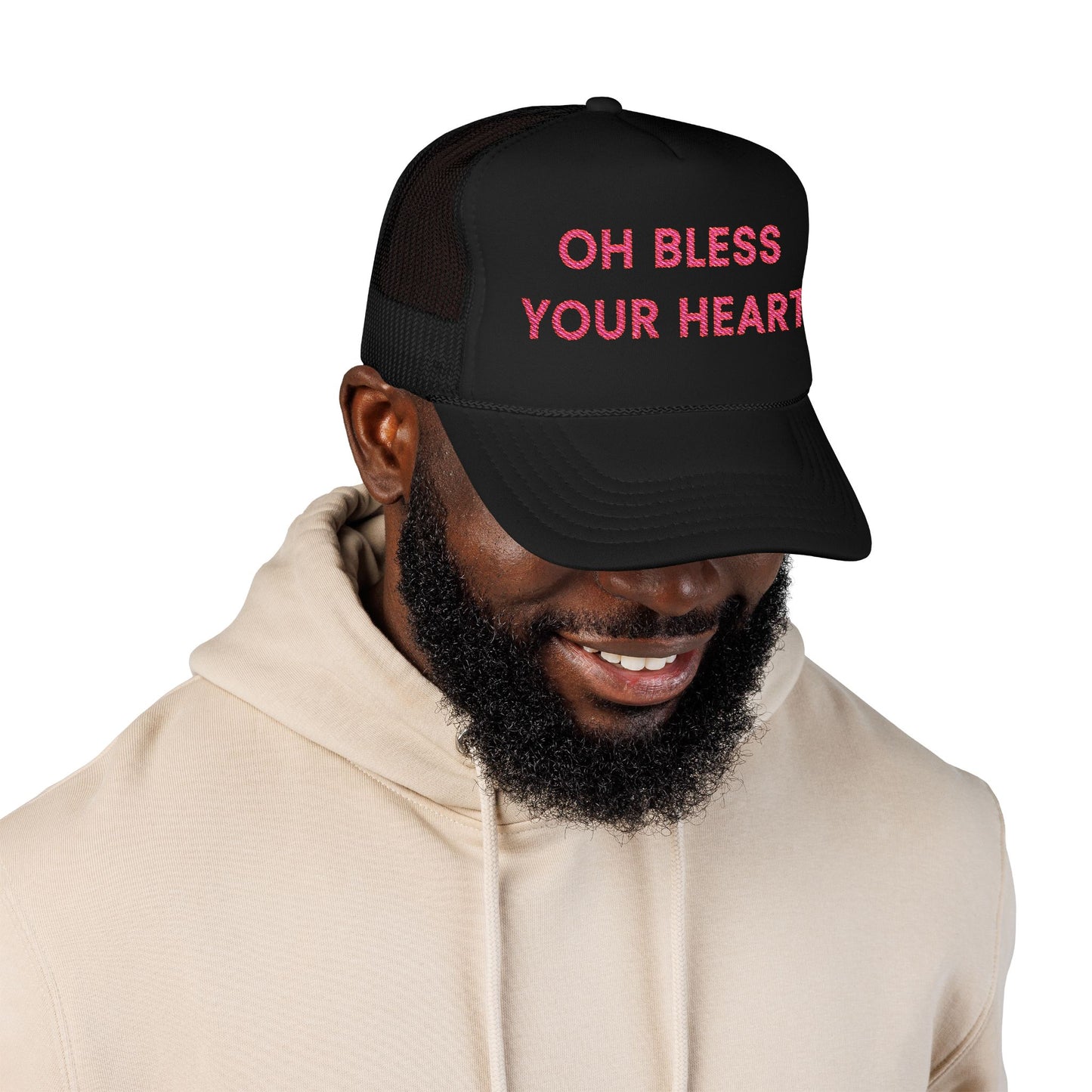 Oh Bless Your Heart Foam Trucker Hat (Embroidered) - Unisex