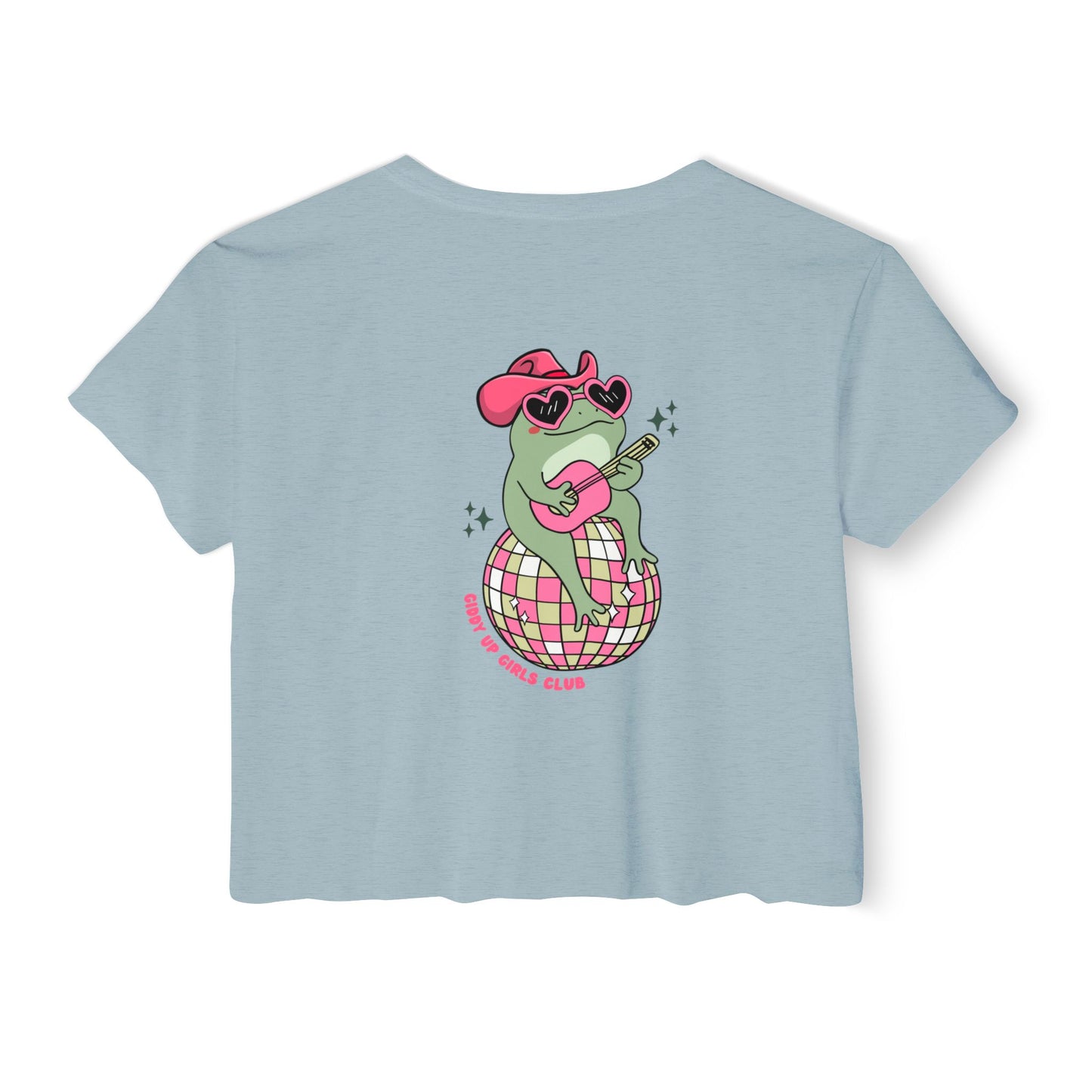 Disco Frog Crop Top
