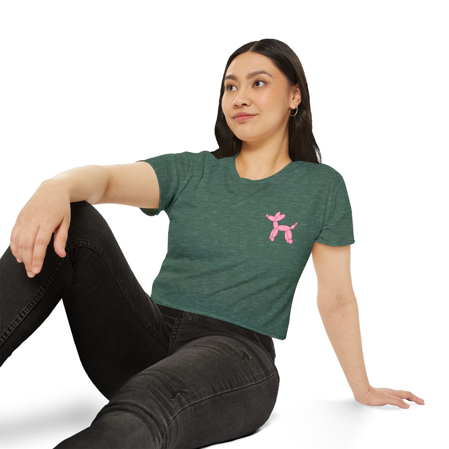 Disco Frog Crop Top