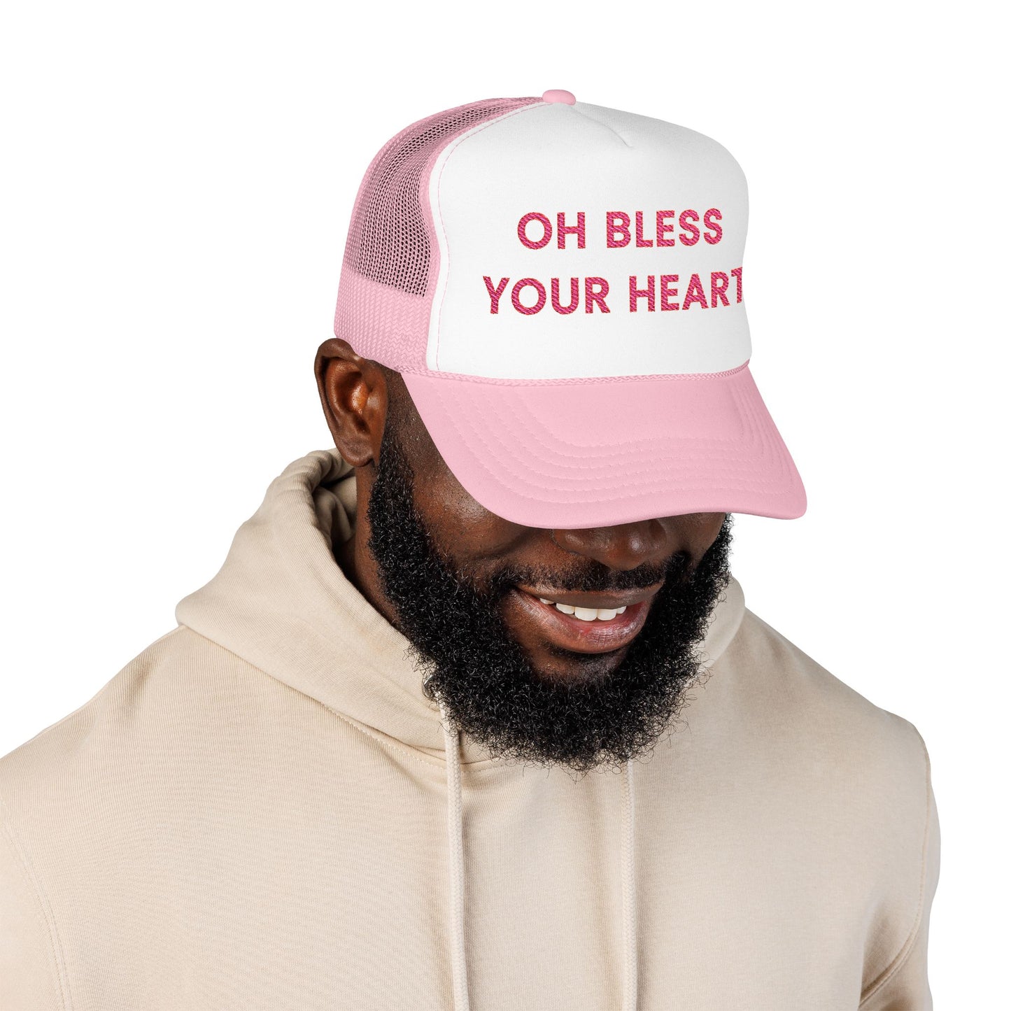 Oh Bless Your Heart Foam Trucker Hat (Embroidered) - Unisex
